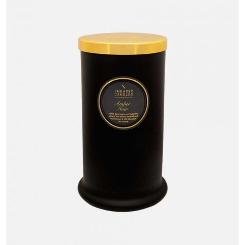 Amber Noir Tall Pillar Jar Candle
