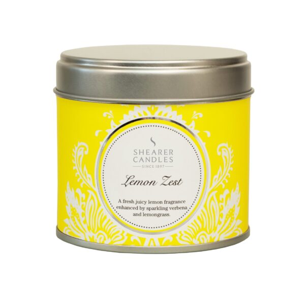 Lemon Zest Medium Tin Candle