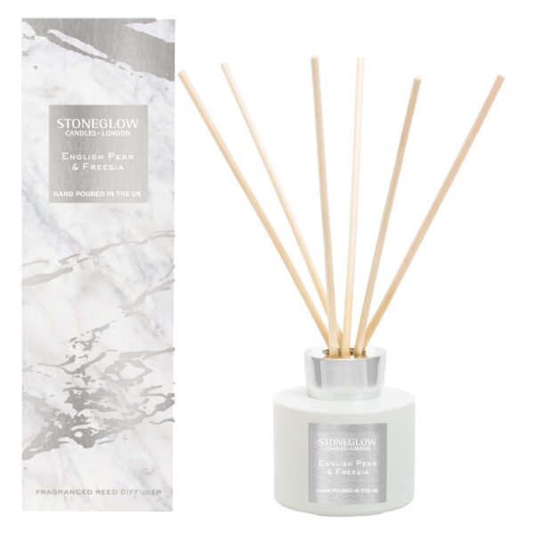 English Pear & Freesia Stoneglow Reed Diffuser