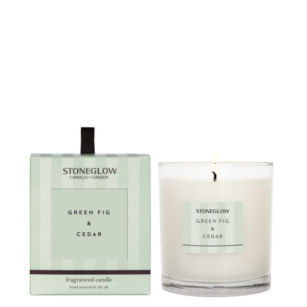Green Fig & Cedar - Scented Candle