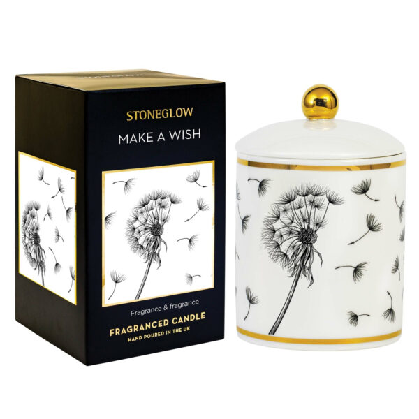 Keepsake - Ceramic - Make A Wish | Thyme, Sea Salt & Sweet Balsam - Scented Candle