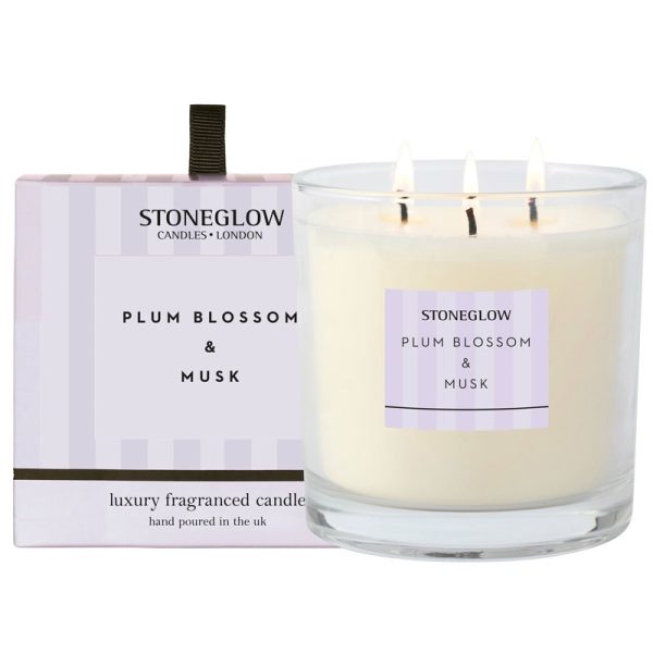 Modern Classics Plum Blossom & Musk 3-Wick Candle