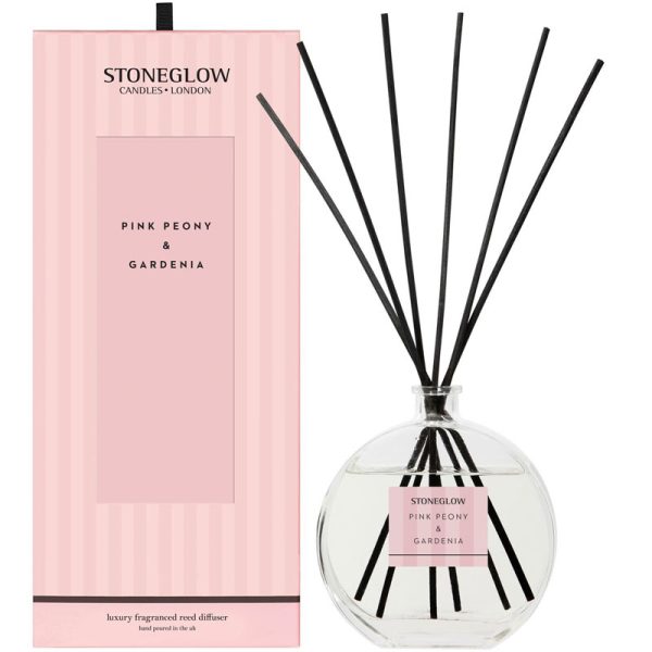 Pink Peony & Gardenia Large Scented Reed Diffuser