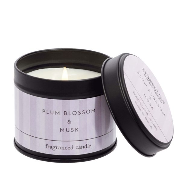 Modern Classics Plum Blossom & Musk Scented Candle Tin