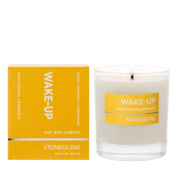 Wellbeing - Wake Up Scented Candle | Lemon, Mandarin & Lemongrass