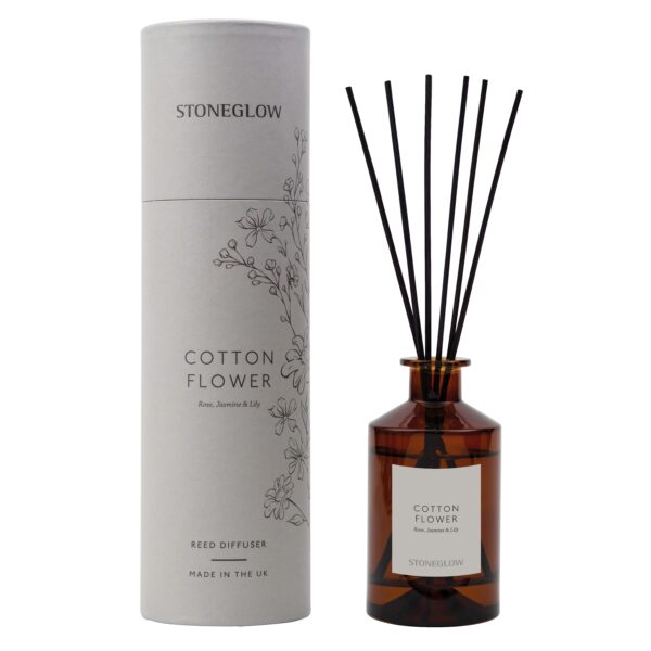 Cotton Flower Scented Reed Diffuser