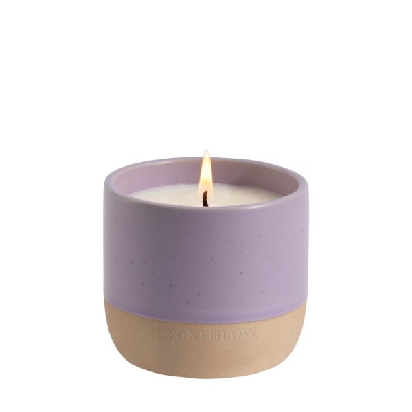 Moon: Lavender & Mint Scented Soy Wax Ceramic Candle