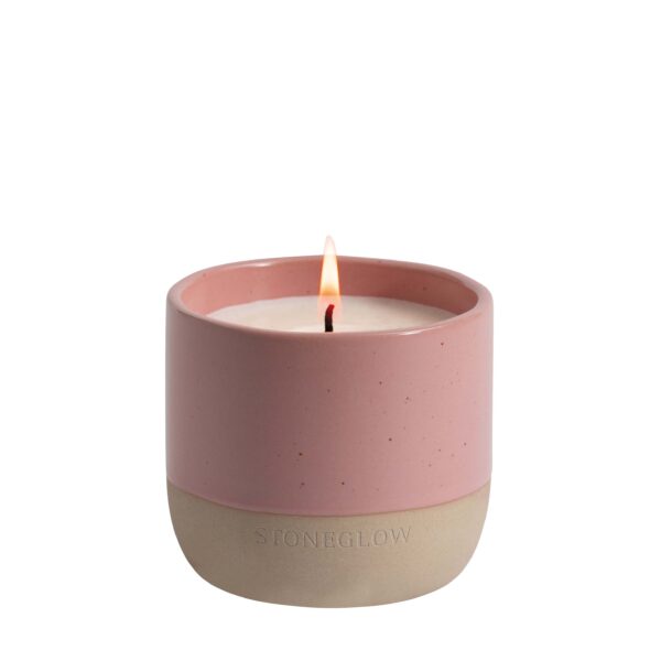 Light: Blush Rose & Peony Scented Soy Wax Ceramic Candle