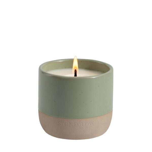 Earth: Green Apple & Lime Scented Soy Wax Ceramic Candle