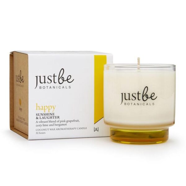 JustBe Botanicals Candle - Happy