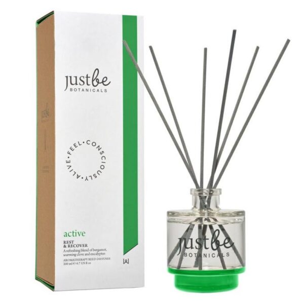 JustBe Botanicals Reed Diffuser - Active
