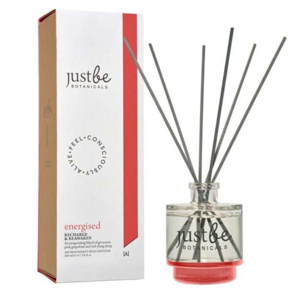 JustBe Botanicals Reed Diffuser - Energised