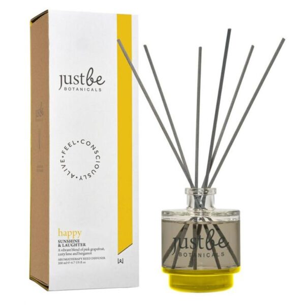 JustBe Botanicals Reed Diffuser - Happy