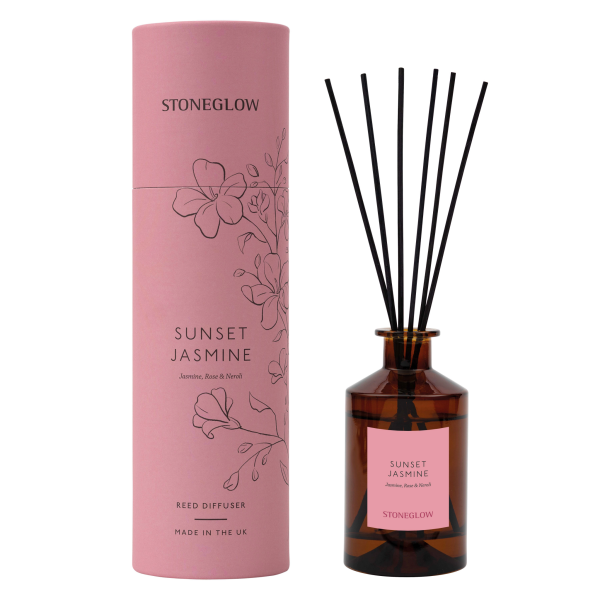 Sunset Jasmine Scented Reed Diffuser