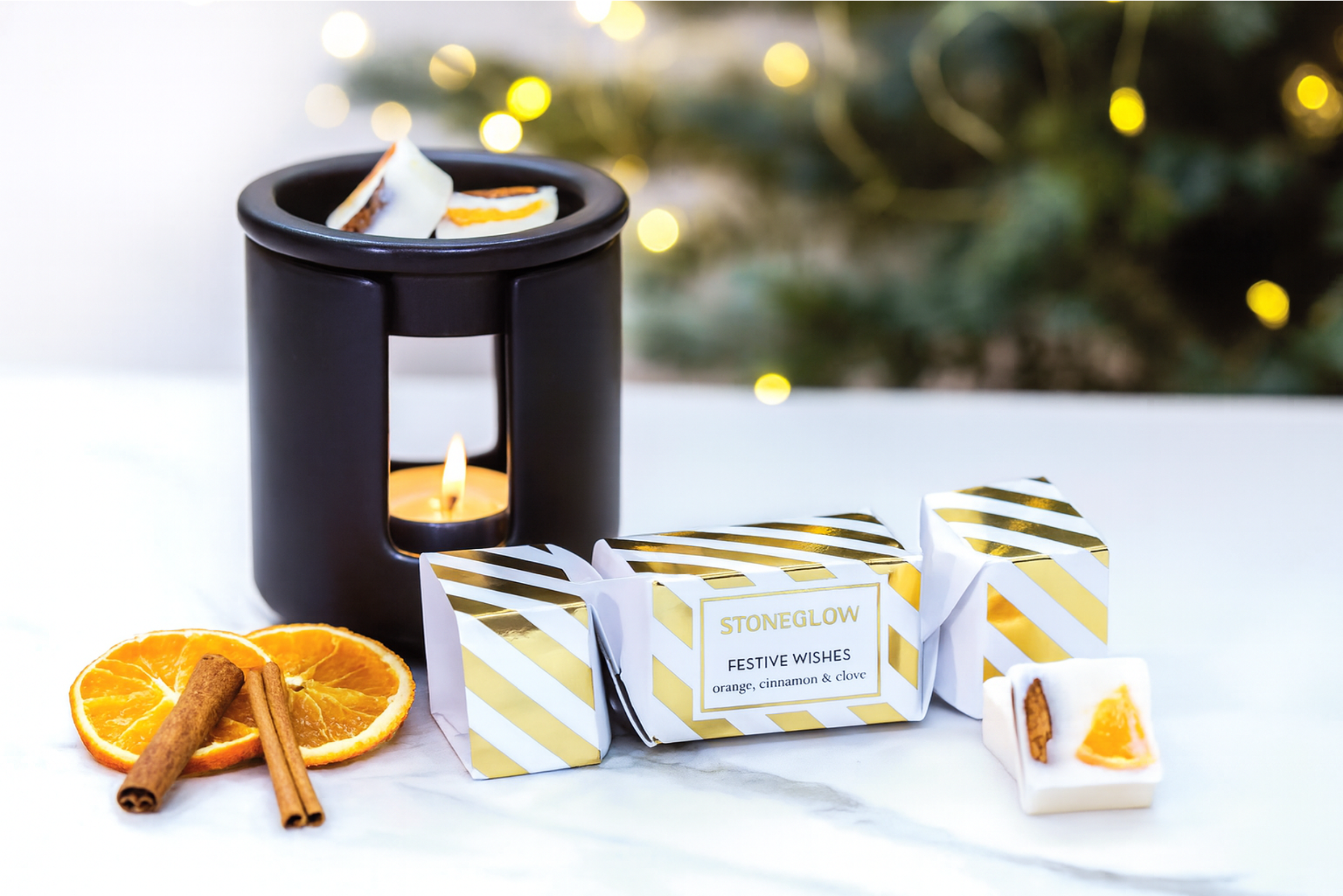 Festive Wishes Wax Melt Gift Set Black