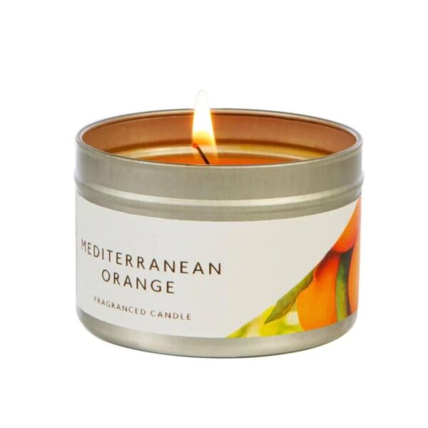 Wax Lyrical Mediterranean Orange Candle in Tin