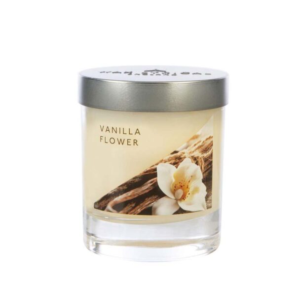 Wax Lyrical Vanilla Flower Candle in Glass Jar