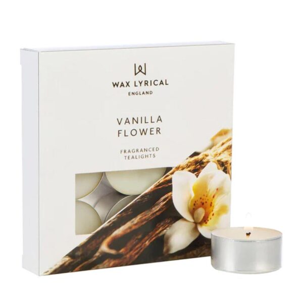 Wax Lyrical Vanilla Flower Set of 9 Tealights